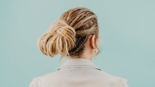 Dreadlock Updo | How to | Simple Bun