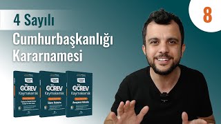 8) MEVZUATLAR - 4 sayılı Cumhurbaşkanı Kararnamesi - BAKANLIKLARA BAĞLI KURUM VE KURULUŞLAR | PART 1