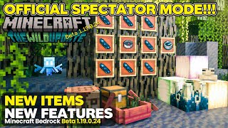 OFFICIAL SPECTATOR MODE - WILD UPDATE - Minecraft Beta 1.19.0.24