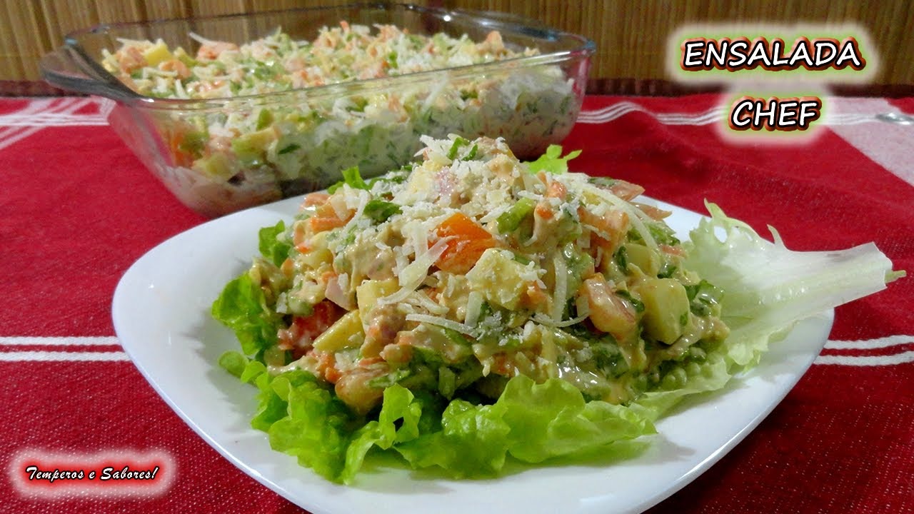 Arriba 39+ Imagen Ensalada Chef Receta Original - Abzlocal.mx