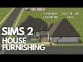 Sims 2 Speed Build| Modern House Furnishing| Mansion & Garden Stuff