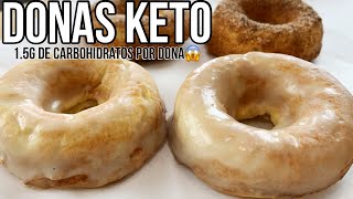 DONAS KETO | KETO DONUTS | DONAS KETO CON HARINA DE COCO SIN GLUTEN!