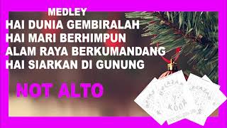 Latihan Not Alto Medley Koor Natal