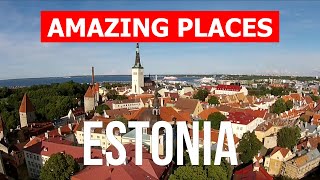 Estonia country tour | Attractions, tourism, nature, cities, travel | 4k video | Estonia from drone
