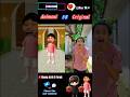 Babang Tamvan Makan Rambutan|Animasi Vs Original#animasi#kartun#shorts