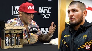 Dustin Poirier reveals Khabib Nurmagomedov conversation after UFC 302