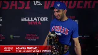 Gegard Mousasi Reacts to 85-Second KO of Austin Vanderford: 'I'm The Best Middleweight In The World'