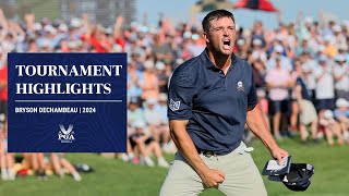 Bryson DeChambeau Extended Tournament Highlights | 2024 PGA Championship