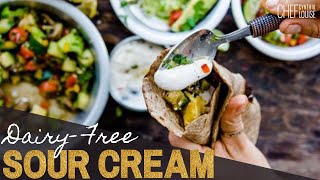 How To Make Dairy-Free Sour Cream At Home | Easy and Healthy Recipe