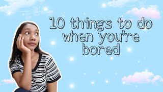 10 things to do when you're bored | Super Bossy | Meena Nallendhiren