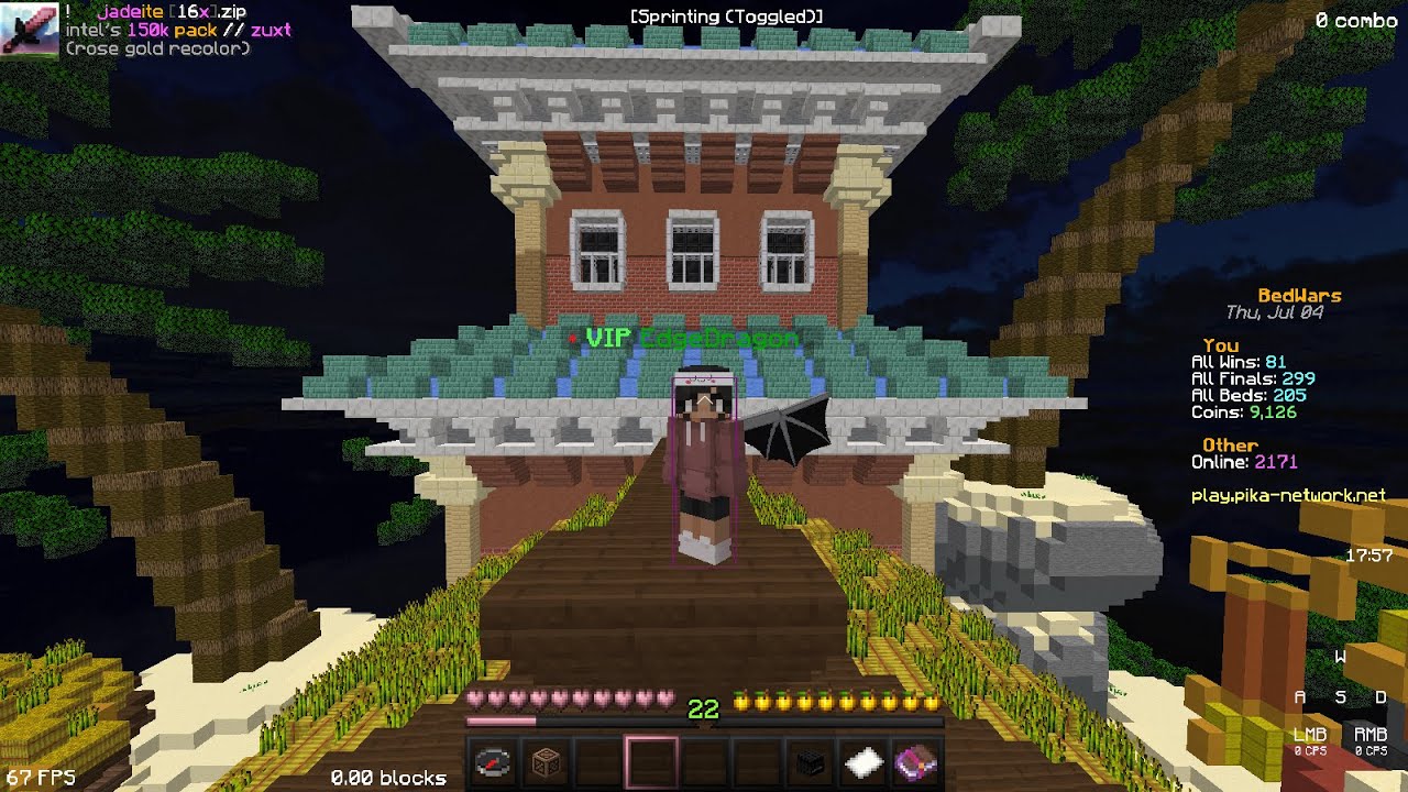 Pika Network Bedwars Youtube