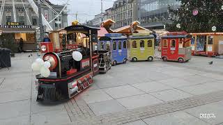 Pociąg świąteczny w Katowicach | Christmas train in Katowice (Poland)