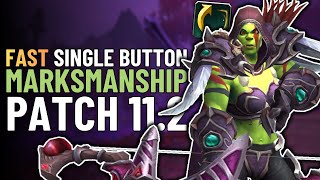 Quick One Button Marksmanship Hunter Guide | Single-Button DPS Build WoW Patch 11.2.5