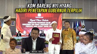 BARENG NYI HYANG | KDM HADIRI PENETAPAN GUBERNUR TERPILIH OLEH KPUD JABAR