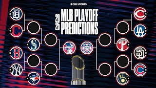 Former player predicts AL & NL winners, crowns a World Series champ 🏆 | 2025 MLB Playoff Predictions