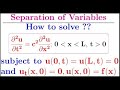 (PDE) How to solve the homogeneous 1D Wave Equation using the method of separation of variables.