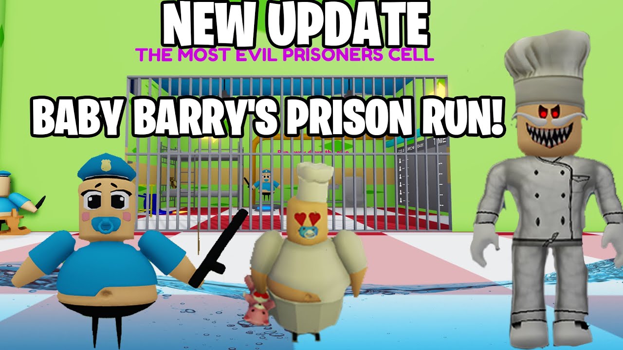 BABY BARRY MODE Roblox BARRY'S PRISON RUN! - Full Gameplay (ROBLOX ...