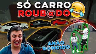 ROUB@NDO OS TROXA COM ANÃO CRlMINOS0 no GTA RP 😂 (Modder Clips)