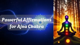 Third Eye Chakra Affirmations | Awaken Your Ajna Chakra 🔮 | Free e-book on Chakras