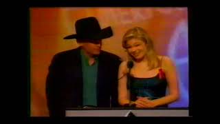 Jan.26,1998 15 Year Old LeAnn Rimes Introduces Performance by Reba-The 25th American Music Awards.