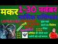 मकर राशि नवंबर 2024 राशिफल | Makar Rashi November 2024 | CAPRICORN HOROSCOPE by AstroGuru Nikhil