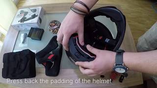 Installing N-com on Nolan helmet (B5 on N87)