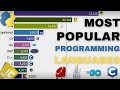 The Most Used Programming Languages Over Time 1965 - 2024 #barchartrace  #stats