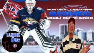 Montreal Canadiens sign KHL Goalie Vasili Demchenko!