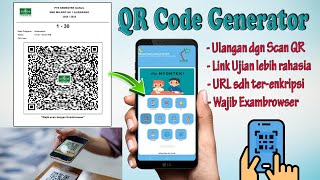 Link Rahasia, CARA MEMBUAT QRCODE URL ULANGAN DI EXAM BROWSER