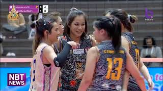 ราชมงคลธัญบุรี วีซี ชนะ สาวแก่นนคร 3-1 เซต วอลเลย์บอลไทยลีก ข่าวกีฬาค่ำ 13 ธันวาคม 2567 #NBT2HD