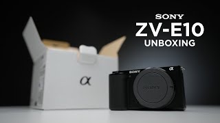 SONY ZV-E10 UNBOXING (And first impressions)