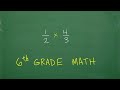 How to Multiply Fractions – 6th Grade Math