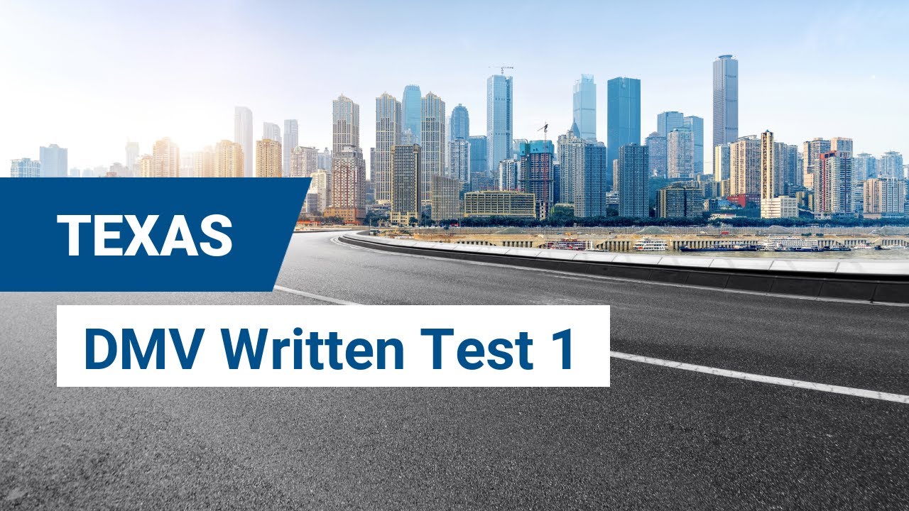 2024 Texas Dmv Written Test 1 Youtube