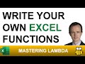Write your own Excel functions