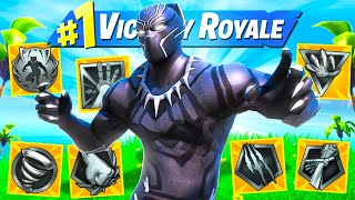 I Got All 7 BOSS MYTHIC ITEMS in ONE GAME of Fortnite (Black Panther, Wolverine, Ironman, Dr Doom)