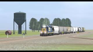 TRS22 Railfanning: CSX L318-01 with 6402 Leading