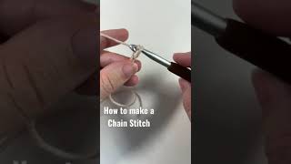 How to make a chain stitch