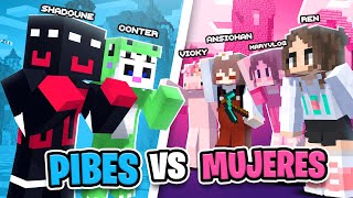 Reto Minecraft con Conter | Minitos vs Minitas