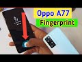 Oppo a77 display fingerprint setting/Oppo a77 me in display fingerprint lock/fingerprint sensor