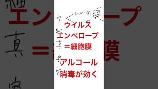 アルコール消毒が効くウイルス