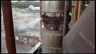 High-pressure, steam leak￼
