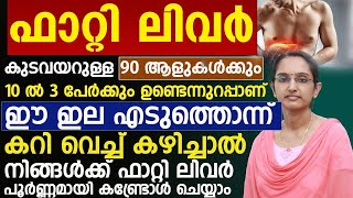 ഈ ഇല കറിവെച്ച കഴിച്ചാൽ നിങ്ങൾക്ക് ഫാറ്റിലിവർ പൂർണമായും കണ്ടറോൾ ചെയ്യാൻ കഴിയും