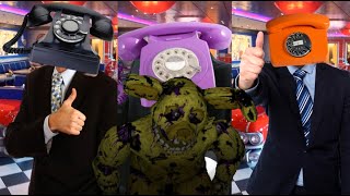 All Phones react to Dave Crying (Dayshift at Freddy's 3)