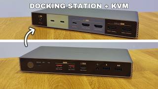 Using a Docking Station with KVM for 2 COMPUTERS !