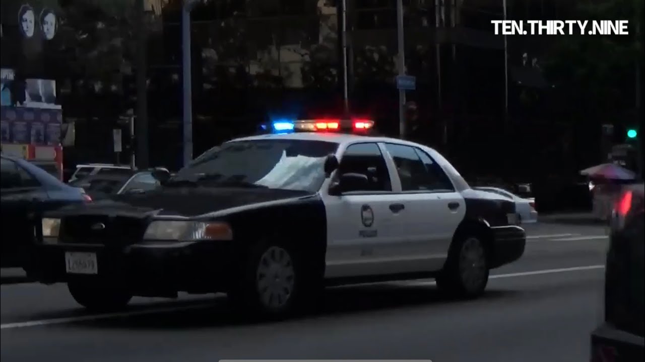 Lapd Traffic Unit Responding Code 3 11 07 2023 Youtube
