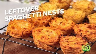 Leftover Spaghetti Nests | Food Savers | Countdown