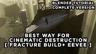 BLENDER TUTORIAL cinematographic destruction, the best way (complete version) - EASY VFX