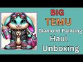 Big TEMU Diamond Painting Haul - Unboxing - Diamond Art - Budget Friendly Crafts