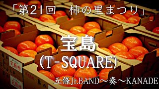 「宝島」T-SQUARE　第２１回柿の里まつり　2022年11月23日