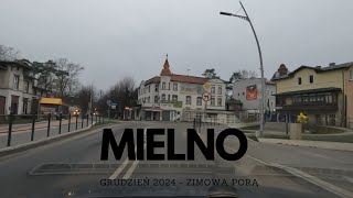 Mielno Grudzień2024 - zimową porą, wymarłe miasto.